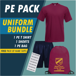 Bundle offer of T Shirt, Shorts and a PE Bag!